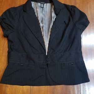 Maurices Short Sleeve Button Blazer